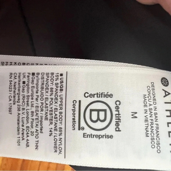 Athleta Women's Sleeveless Ribbed Midi Dress Black Size M - Picture 7 of 12